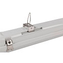 SLV LED Feuchtraumleuchte WATERPROOF V 600 ON-OFF, IP66 IK08, 67.6cm, 9/18W (multi) 3000/4000K (CCT), schaltbar, durchverdrahtet