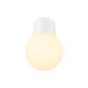 SLV Luminaire de plafond VARYT sans abat-jour E14 IP44, blanche gradable