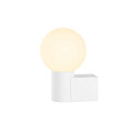 SLV Luminaire mural VARYT rond, sans abat-jour E14 IP44, blanche gradable