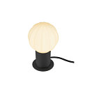 SLV Lampe de table VARYT rond, sans abat-jour E14, noir gradable