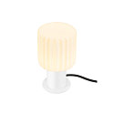 SLV table lamp VARYT round, without shade E14, white dimmable