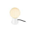 SLV table lamp VARYT round, without shade E14, white dimmable