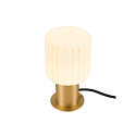 SLV Lampe de table VARYT rond, sans abat-jour E14, laiton gradable