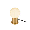 SLV Lampe de table VARYT rond, sans abat-jour E14, laiton gradable