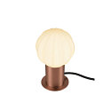 SLV Lampe de table VARYT rond, sans abat-jour E14, cuivre gradable