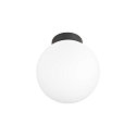 SLV Luminaire de plafond SUN 20 rond E27 IP20, noir gradable