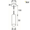 SLV Luci a sospesione ENOLA® E27 IP20, dimmerabile