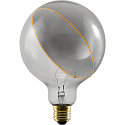 Segula Lampe LED ILLUSION GLOBE 125 SLANTING TOP - SMOKEY - PHASE G125 terne E27 5W 350lm 2200K 330 CRI 90-100 gradable