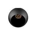 SLV 3-phase pendant luminaire LIGHT EYE 90 down, ball shaped GU10 IP20, black matt dimmable
