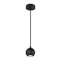 pendant luminaire LIGHT EYE 90 GU10 IP20, black dimmable