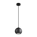 SLV pendant luminaire LIGHT EYE 150 GU10 IP20, black dimmable