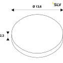 SLV Anneau LIGHT EYE® 150, chrome
