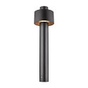 outdoor floor lamp PHOTONI CYL POLE 75 cylindrical, impact resistant E27 IP65, black matt dimmable