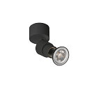SLV wall and ceiling luminaire PURI 2.0 BASIC STANDARD standard, round GU10 IP20, black dimmable