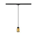 SLV 1-Phasen Pendelleuchte PURI 2.0 TUBE, GU10 max. 6W, schwarz / gold