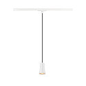 1-phase pendant luminaire PURI 2.0 - CONE conical GU10 IP20, white dimmable