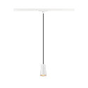 1-phase pendant luminaire PURI 2.0 - DOME half round GU10 IP20, white dimmable