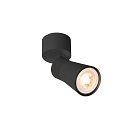 Lampada da parete e soffitto PURI 2.0 - CONE GU10 IP20, nero dimmerabile