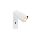 wall and ceiling luminaire PURI 2.0 - TUBE square, with switch GU10 IP20, white dimmable