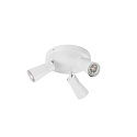 SLV wall and ceiling luminaire PURI 2.0 - CONE 3 flames, round GU10 IP20, white dimmable