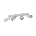 SLV wall and ceiling luminaire PURI 2.0 - TUBE 4 flames, long GU10 IP20, grey dimmable