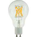 Lampe LED A60 CROSSED FILAMENT - PHASE clair GU10 6,5W 650lm 2700K 330 CRI 90-100 gradable