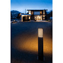 SLV LED Outdoor Stehleuchte RASTERLYS POLE 70, eckig, 27W, 2700/3000K, 350lm, IP65, dimmbar, anthrazit