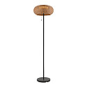 solar floor lamp ADEGAN IP65, brown dimmable
