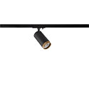 SLV 1-phase spot GRIP! L GU10 swivelling, rotatable GU10 IP20, black dimmable