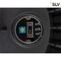 SLV Projecteurs de hall HIGHBAY C 340 pour VDU, commutable, multipower IP65, noir 