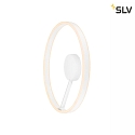 SLV wall and ceiling luminaire ONE PHASE Ø60CM up / down, CCT Switch, ring shape IP20, white matt dimmable