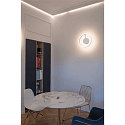 SLV wall and ceiling luminaire ONE DALI Ø40CM up / down, DALI controllable, CCT Switch, ring shape IP20, white dimmable SLV wall and ceiling luminaire ONE DALI Ø40CM up / down, DALI controllable, CCT Switch, ring shape IP20, white dimmable