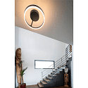 SLV LED Wand- und Deckenleuchte ONE DALI, Up/Down,  40cm, 14W 2700/3000K (CCT Switch) 130, DALI dimmbar, schwarz