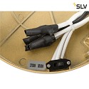 SLV LED Wand- und Deckenleuchte ONE DALI, Up/Down, Ø 60cm, 23W 2700/3000K (CCT Switch) 130°, DALI dimmbar, messing