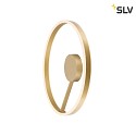 SLV LED Wand- und Deckenleuchte ONE DALI, Up/Down, Ø 60cm, 23W 2700/3000K (CCT Switch) 130°, DALI dimmbar, messing