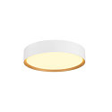 SLV LED Wand- und Deckenleuchte DECONA PHASE, rund, 18W 2700/3000K (CCT Switch), dimmbar, wei / gold