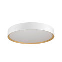 SLV LED Wand- und Deckenleuchte DECONA PHASE, rund, 23W 2700/3000K (CCT Switch), dimmbar, wei / gold