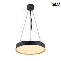 SLV wall and ceiling luminaire DECONA PHASE round, CCT Switch IP44, gold, black dimmable