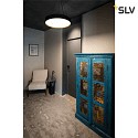 SLV wall and ceiling luminaire DECONA PHASE round, CCT Switch IP44, gold, black dimmable