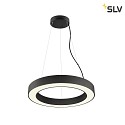 SLV Luci a sospesione MEDO® RING 60 DALI per VDU, controllabile da DALI, CCT Switch IP20, nero dimmerabile