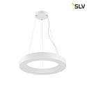SLV pendant luminaire MEDO® RING 60 DALI for VDU workstation, DALI controllable, CCT Switch IP20, white dimmable