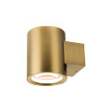 wall luminaire OCULUS PHASE DTW UP/DOWN round, Dim-To-Warm, adjustable IP20, brushed brass dimmable