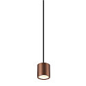 SLV pendant luminaire OCULUS PHASE DTW PVD round, Dim-To-Warm, adjustable IP20, copper dimmable