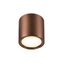 ceiling luminaire OCULUS PHASE DTW round, Dim-To-Warm, adjustable, with lens optics IP20, copper dimmable