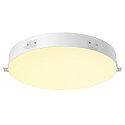 Apparecchio da incasso a soffitto MEDO 90 FRAMELESS rigido, per VDU, CCT Switch, a filo, commutabile IP20, bianco 