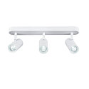 SLV wall and ceiling luminaire NOBLO TRIPLE PHASE DTW 3 flames, round, Dim-To-Warm IP20, white dimmable