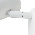 SLV Lampada da parete e soffitto NOBLO SINGLE PHASE 1-Lampadina, rotondo IP20, bianco dimmerabile
