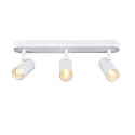 SLV LED Wand- und Deckenstrahler NOBLO TRIPLE PHASE, IP20, 3-flammig, kardanisch, CRi>90, dimmbar, 19W 2700K 2350lm 32, wei