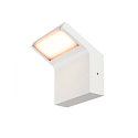 SLV outdoor wall luminaire ORDI II square IP65, white, lacquered dimmable