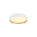 SLV Luminaire de plafond DECONA 30 CL rond, adapt aux postes de travail avec cran IP44, or, noir, laqu gradable